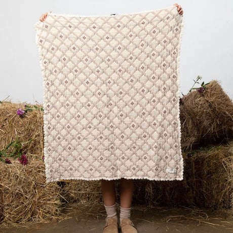 Joan Blanket Nostalgia  / Bebe Organic [ベベオーガニック パッチワーク ブランケット オーガニックコットン 出産準備 おくるみ 出産祝い]