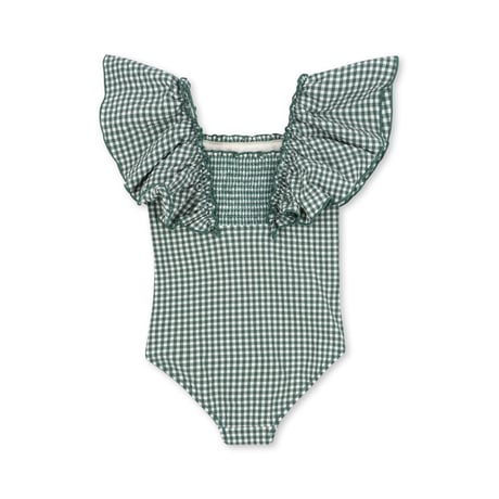 FRESIA SWIMSUIT [Smoke Pine] / konges Sloejd　[水着 ワンピース キッズ 女の子 水遊び 海水浴 ]