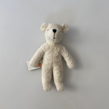 Floppy Animal Bear  WHITE  ( Small ) / SENGER Naturwelt  [オーガニック ファーストトイ クマ ぬいぐるみ 洗える 出産祝い ゼンガー ギフト]
