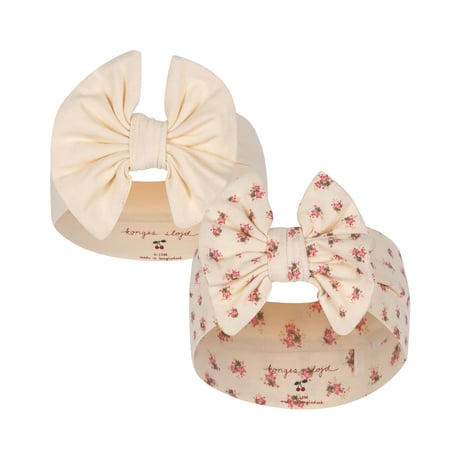 Basic 2 Pack New Bambi Bonnet GOTS [ BUTTERCREAM/BLOOMIE ] / Konges Sloejd   [コンゲススロイド ボンネット ベビー]