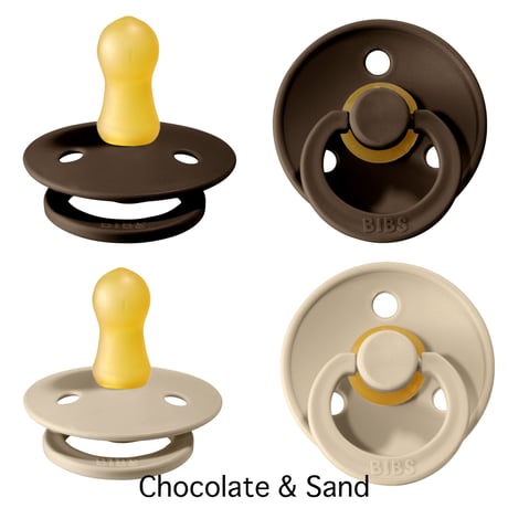 Pacifier Color  Set (2pcs) / BIBS   [おしゃぶり ビブス　おしゃれ]