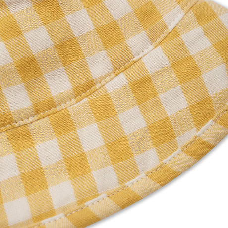 [26SS] Honeycomb Gingham Bucket Sun Hat / Organic Zoo