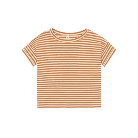 [26SS] Copper Stripes Boxy T-Shirt / Organic Zoo