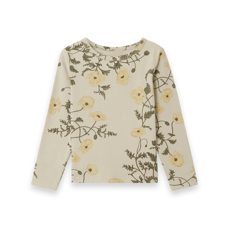 Jersey LS T-shirt [ Flos Beige ] / garbo&friends    [ ガルボアンドフレンズ 子供服 ロンT ]
