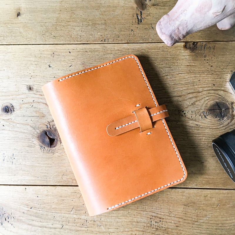 手帳カバーA6サイズ ブックカバー文庫本サイズ 姫路レザーヌメ革