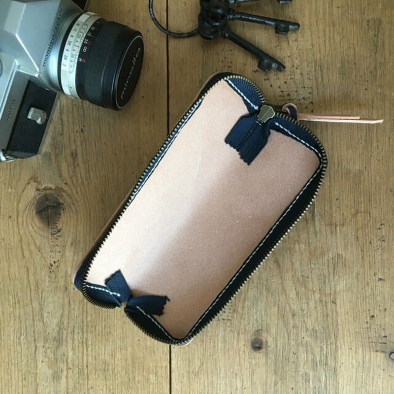 リボンペンポーチ オーダーページ オーダー】ペンケース イタリアンレザー | 1996