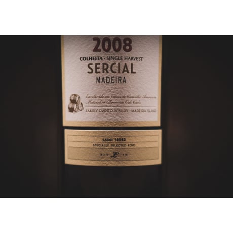 ブランディーズ マデイラワイン 2008 Sercial Colheita for BAR LIEN. 300本限定 (辛口)