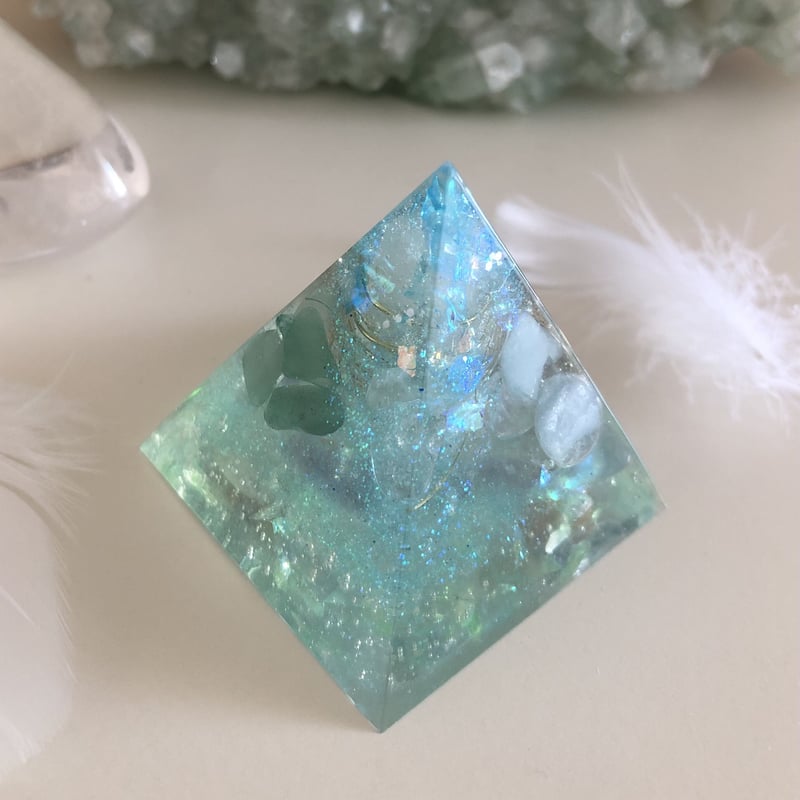 レムリアの海のオルゴナイト | Peach Mee