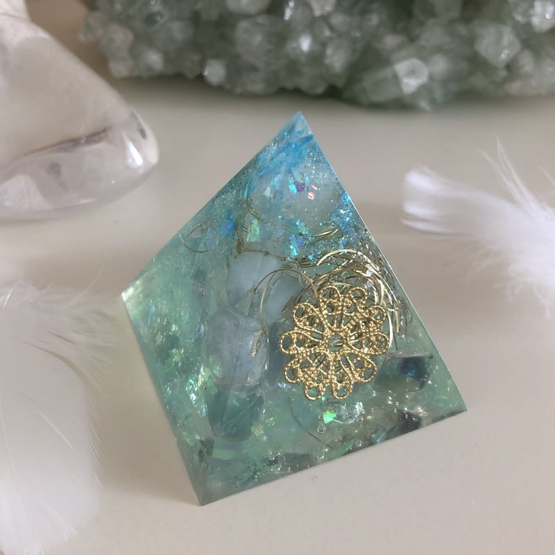 レムリアの海のオルゴナイト | Peach Mee