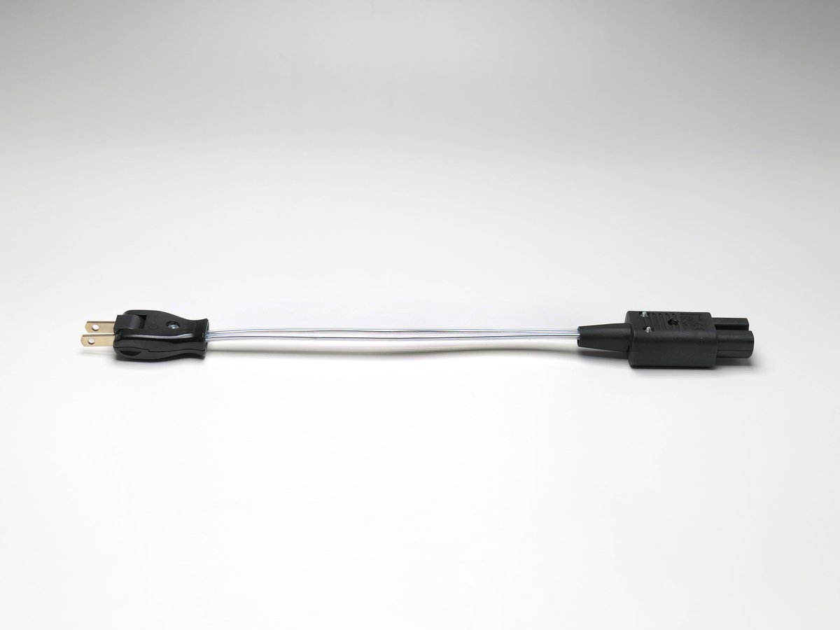 シルバー AVアンプ 電源ケーブル付き AT+ AC-2S用 オーディオラボ製銀単線仕様 電源ケーブル | PRaT sound STORE