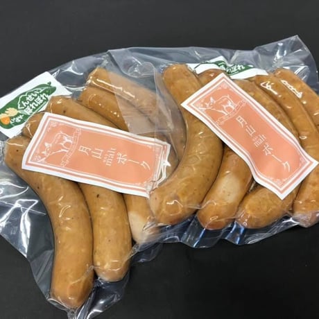 月山maltポーク 粗挽きソーセージ(190g×2パック )