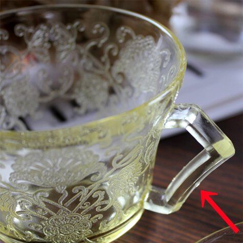 カップ＆ソーサー✕シャーベットグラス　　ヘーゼルアトラス　ストライプペアセット カップ＆ソーサー✕シャーベットグラス ヘーゼルアトラス ストライプ