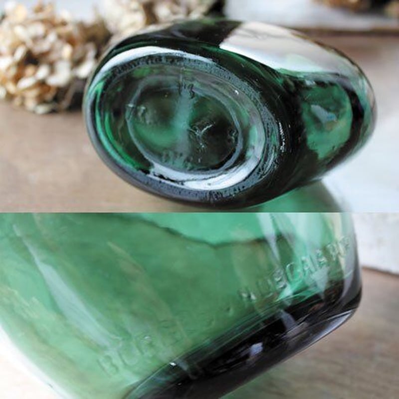 ポルトガル ヴィンテージ ガラスボトル BORGES V.DE GAIA PORTUGAL |