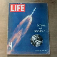 アメリカ　LIFE誌　1968年10月25日　表紙：アポロ７
