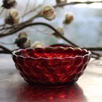 Fire King アンカーホッキング ロイヤルルビー 6 oz タンブラー×5 アンカーホッキング バブル ロイヤルルビー 6ozタンブラー（Fire-King