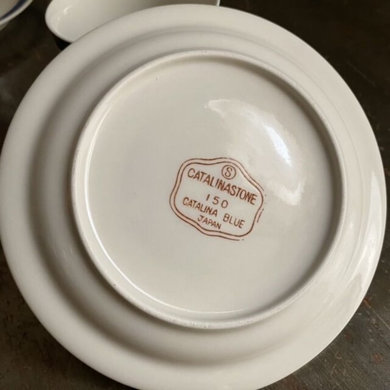 CATALINASTONE STONEWARE　皿　１０枚セット Yahoo!オークション - 昭和レトロ/70S/お皿/STONEWARE
