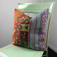 ヴィンテージ カンタ／ラリーキルト クッションカバー 中材付き