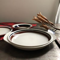 ROYAL STONE　ロイヤルストーン グラタン皿　23.3cm　STONEWARE（ほぼ未使用）