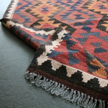 アフガニスタン製 キリム絨毯（Kelim Maimana）144cm×246cm