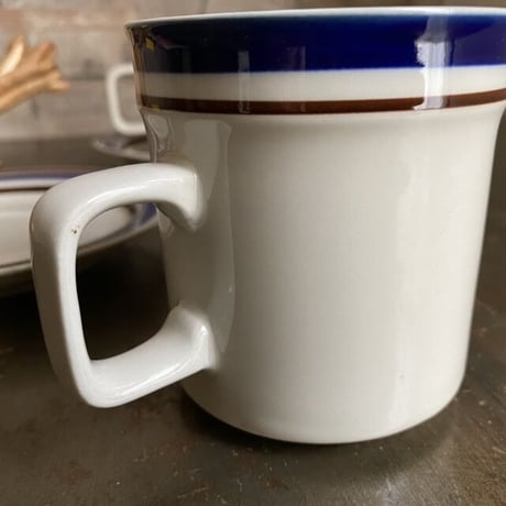 CATALINA STONE　カップ＆ソーサー　STONEWARE  CAS1801-15（未使用長期保管品）