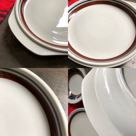 ROYAL STONE　ロイヤルストーン グラタン皿　23.3cm　STONEWARE（ほぼ未使用）