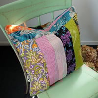 ヴィンテージ カンタ／ラリーキルト クッションカバー 中材付き