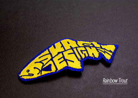 オリジナルワッペン魚型