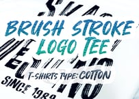【限定販売】Brush Stroke Logo Tee (Cotton)
