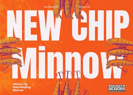 New Chip Minnow 40mm SS｜流れの芯を攻めるスローシンキングミノー