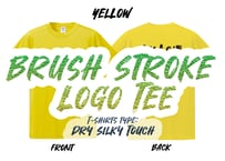 【限定販売】Brush Stroke Logo Tee (Dry Silky Touch)