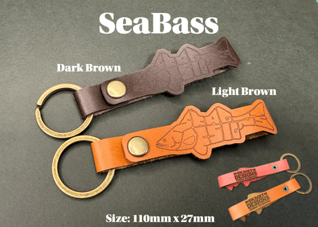 【限定】本革 Fish Logo Strap｜日常にフィールド感を添える限定アクセサリー
