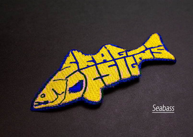 オリジナルワッペン魚型 | SKAGIT WEBSHOP