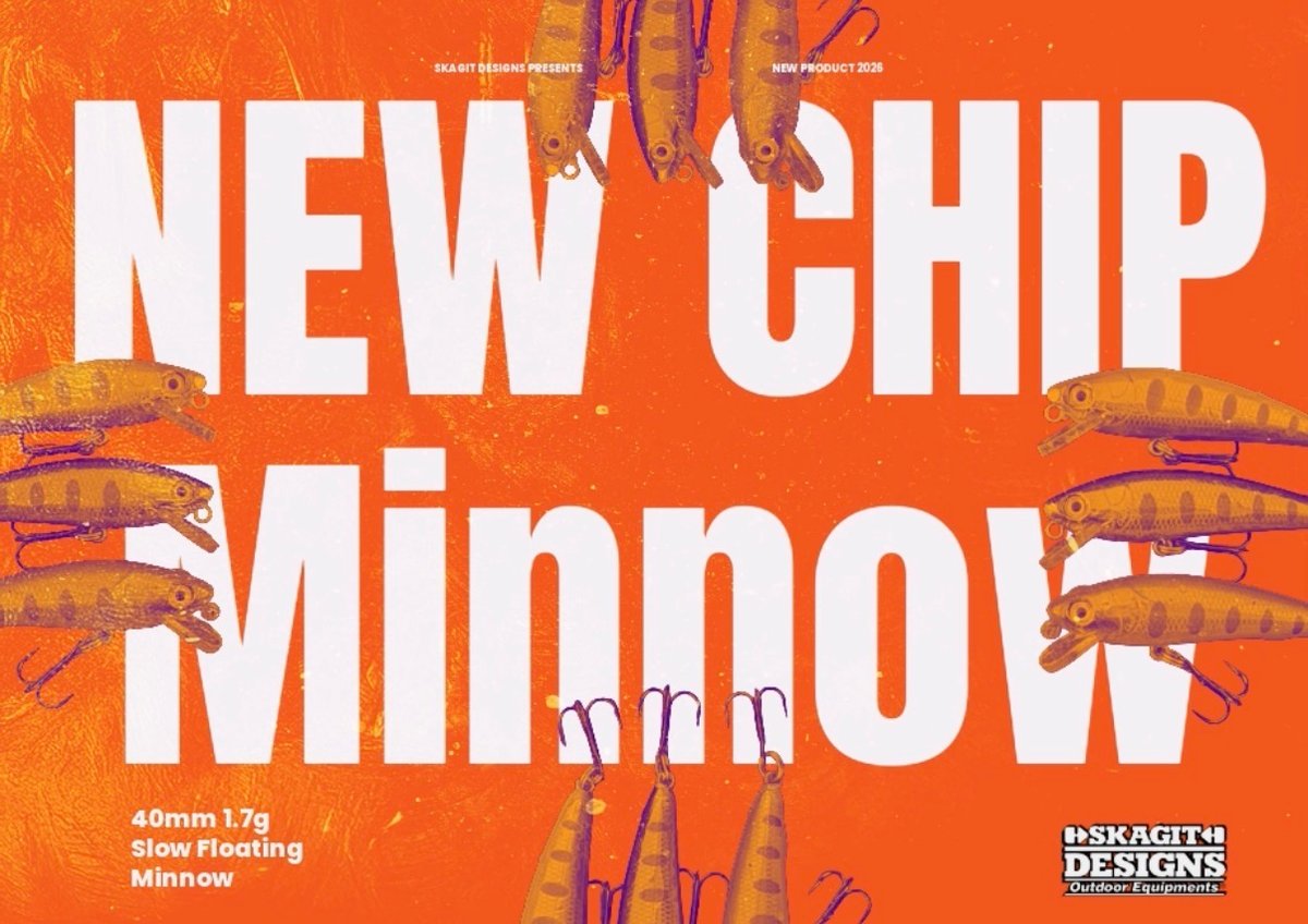 New Chip Minnow4SF】販売開始！ | SKAGIT WEBSHOP