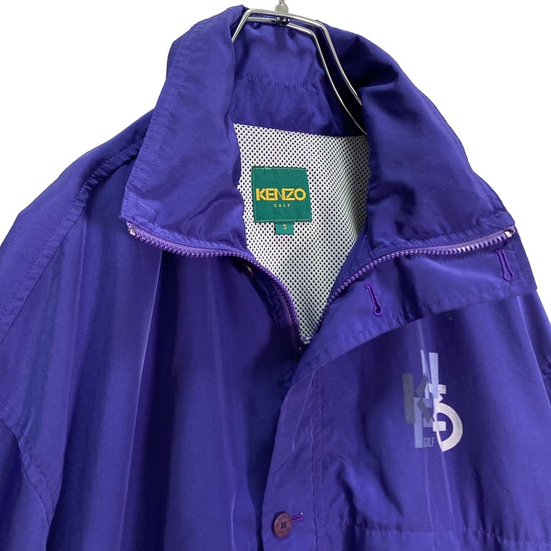 90s KENZO GOLF zip-up purple design nylon jacke 90s KENZO GOLF zip-up purple design nylon jacke