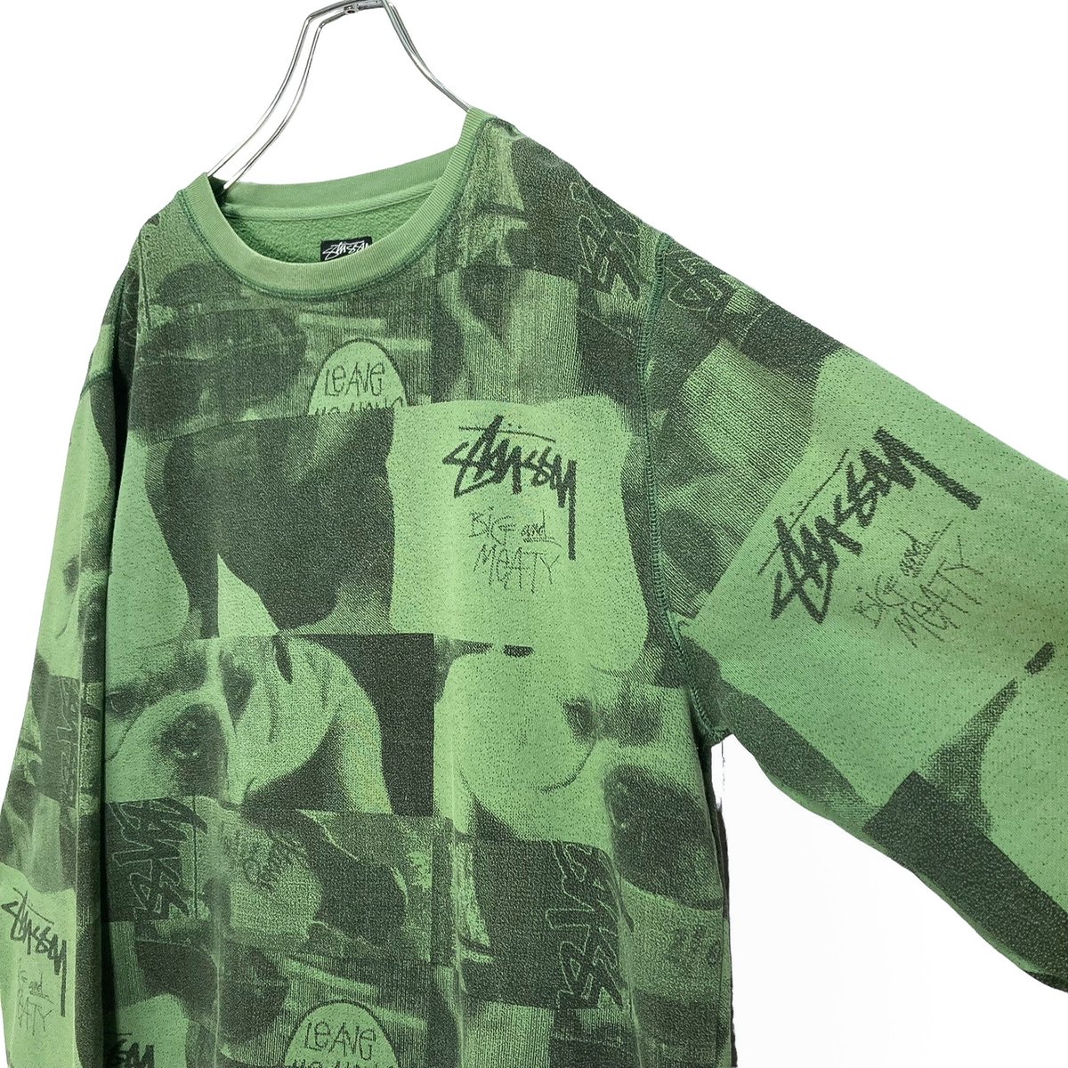 激レア 1990年 Stussy ブルドッグフォトパネル old 90s