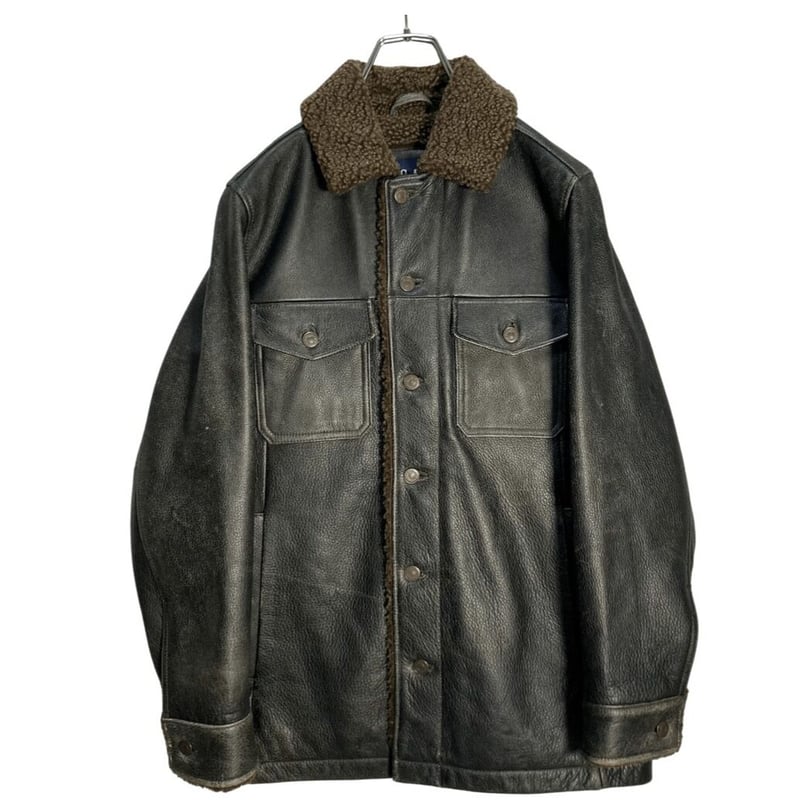 OLD GAP Boa leather jacket | 無無