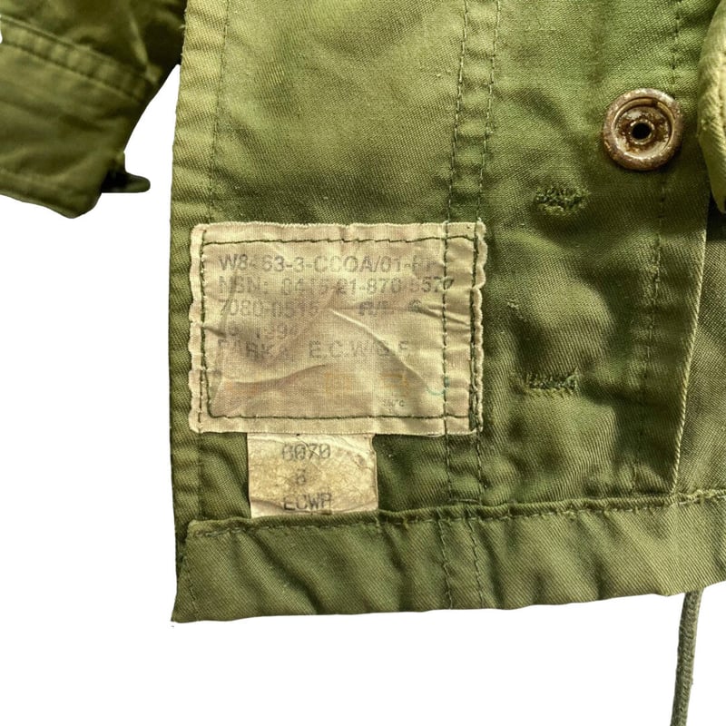 90s CANADIAN ARMY ECW COMBAT PARKA TYPE-A | 無無