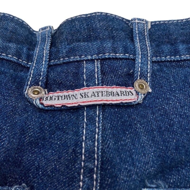 90-00s DOG TOWN design cargo denim buggy pants