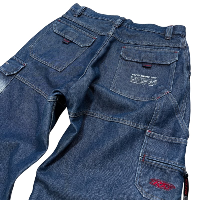 00s PJ'S SURF wide design denim cargo pants | 無無