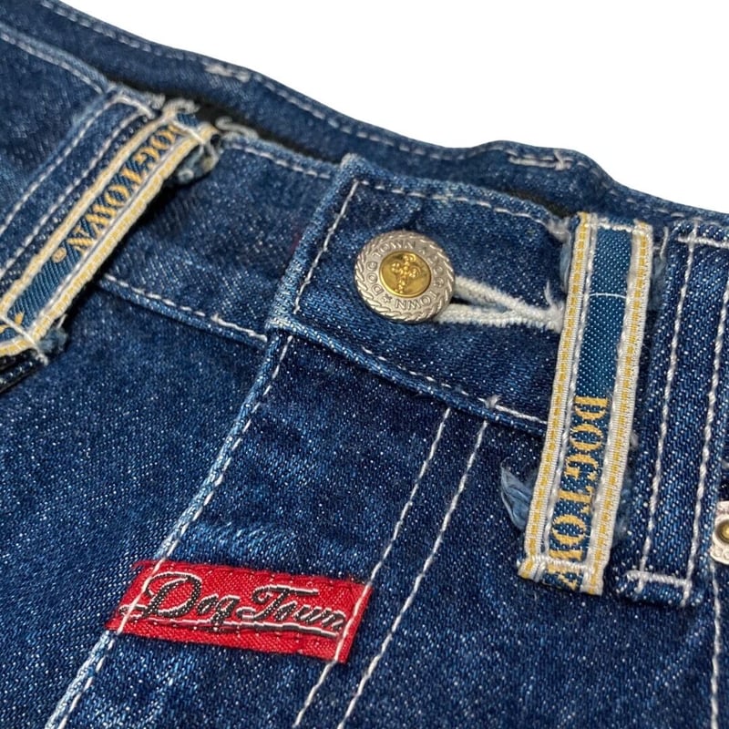 90-00s DOG TOWN design cargo denim buggy pants