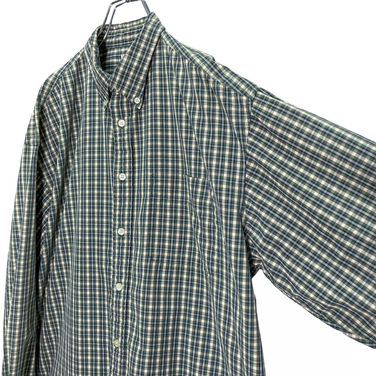 90’s USA OLD GAP チェックB.D.シャツ　コットン 90s OLD GAP check shirt チェックシャツ コットン - メルカリ
