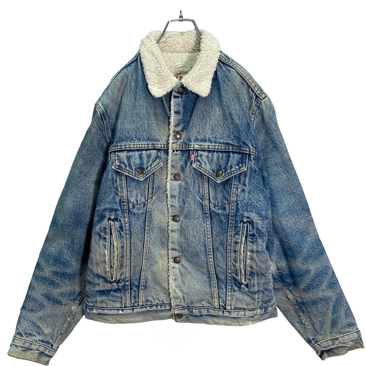 80s LEVI'S vintage boa fleece denim jacket | 無無