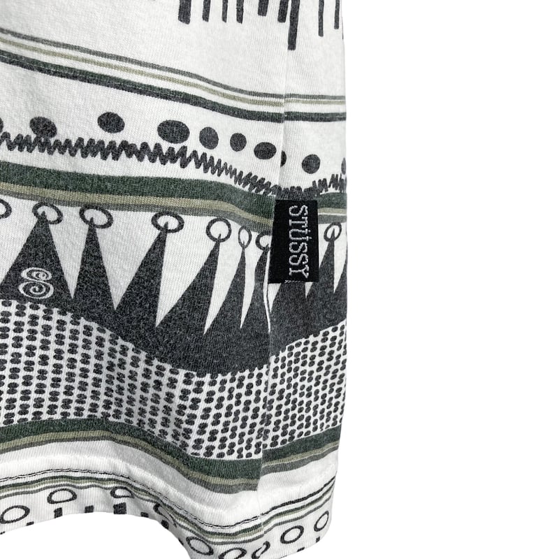 STUSSY S/S tomtom pattern design T-SHIRT | 無無