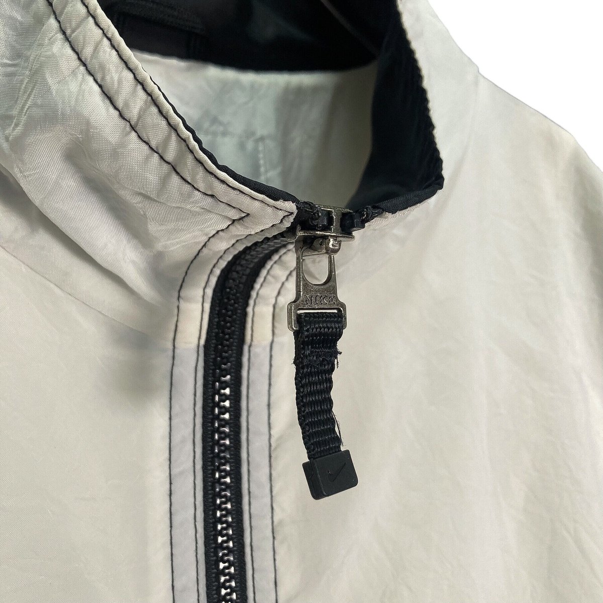 90-00s NIKE zip-up nylon design jacket | 無無