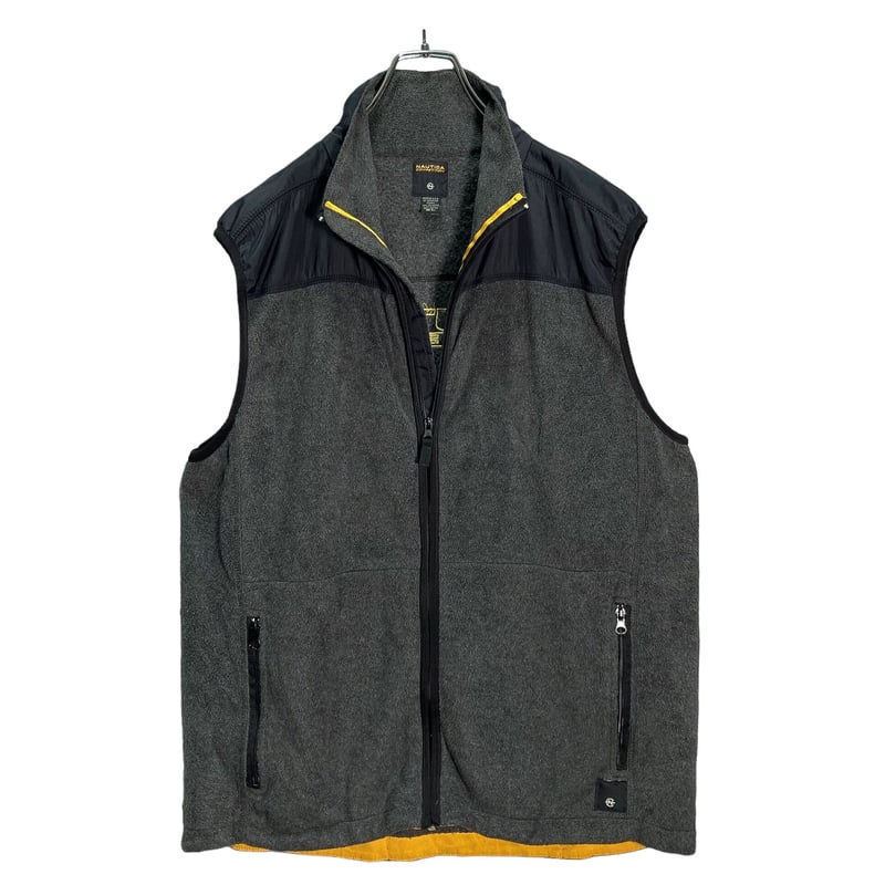 90s NAUTICA COMPETITION zip-up fleece vest | 無無
