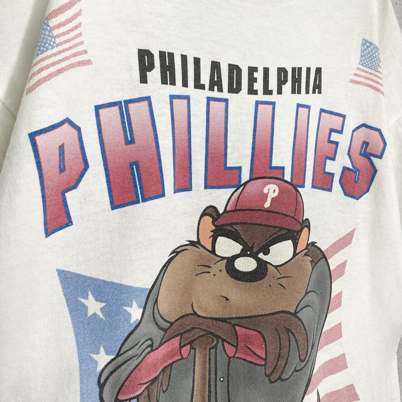 フィラデルフィア　フィリーズ　phillies 90年代 ビンテージ　MLB ビンテージ90's○DEADSTOCK MLB PHILADELPHIA PHILLIESツー