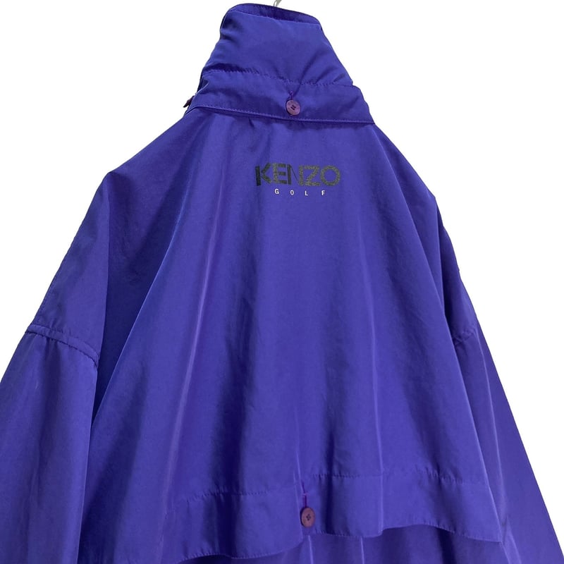 90s KENZO GOLF zip-up purple design nylon jacke 90s KENZO GOLF zip-up purple design nylon jacke