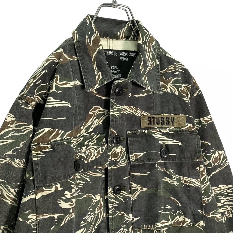 STUSSY ATHLETIC OUTER GEAR Tigerstripe camo jac