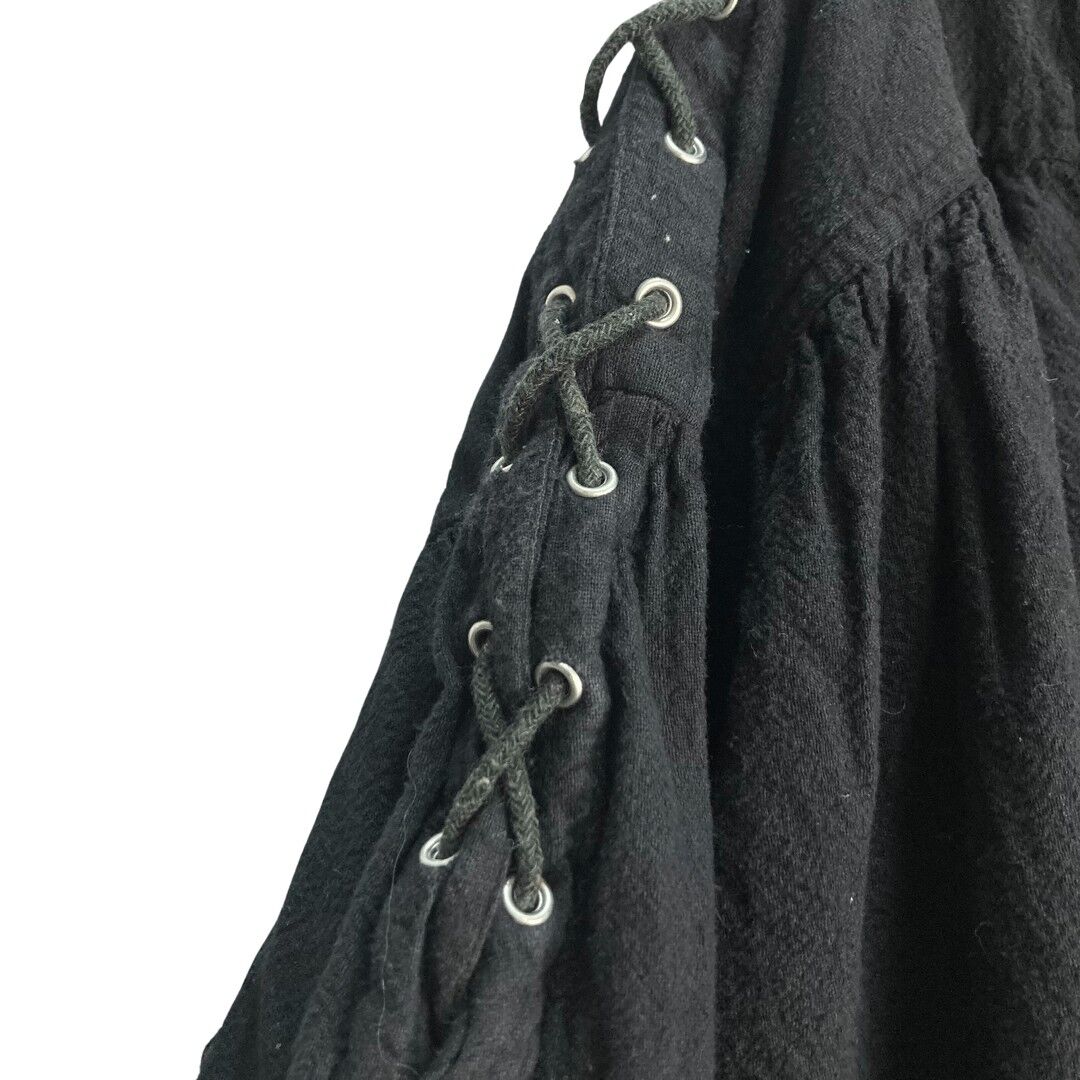 EURO vintage レザープルオーバー レースアップ 60's VAZQUEZ バックスキンレースアッププルオーバーシャツ 50