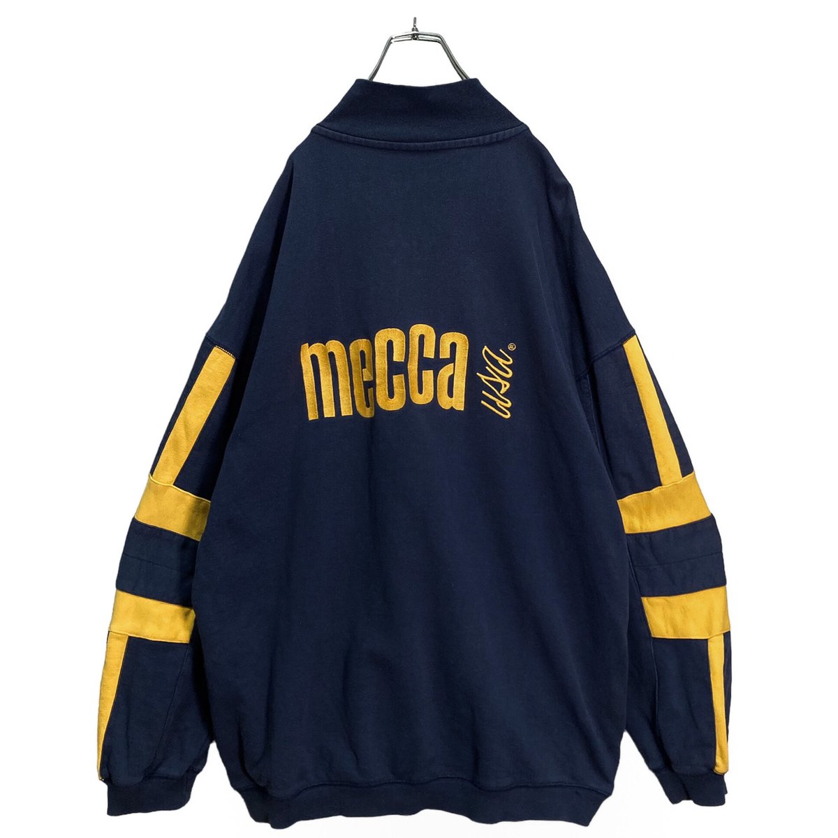 90s mecca USA Bigsized half zip sweatshirt | 無無